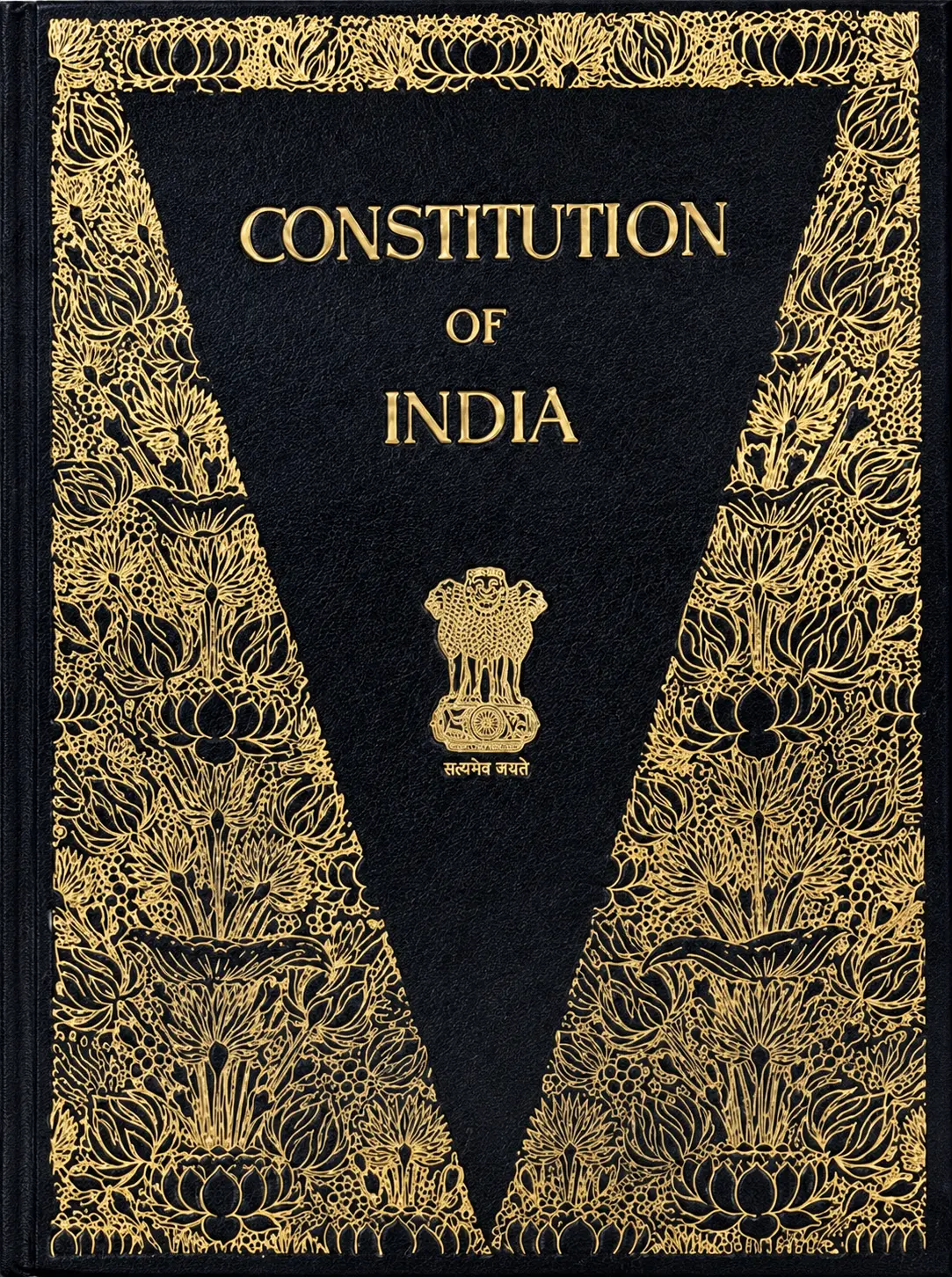 Constitution of India book cover